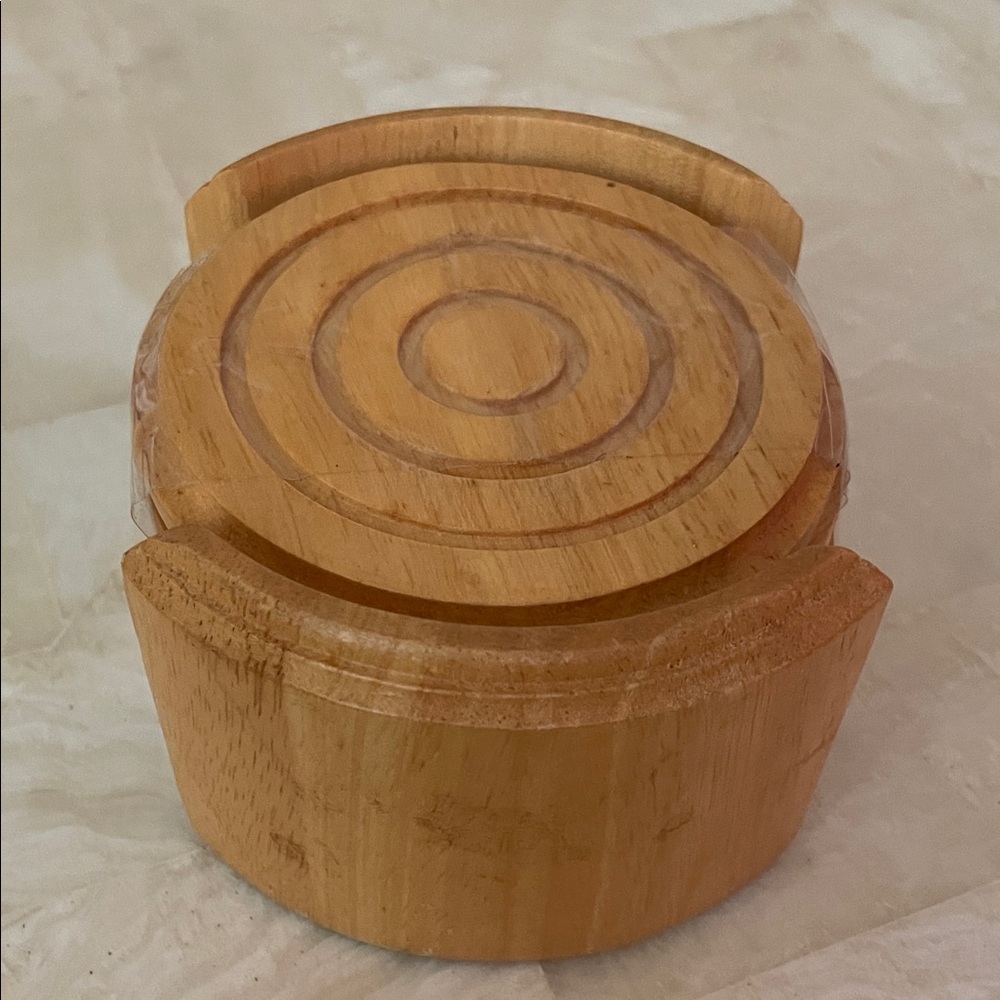 Wooden Coaster Set